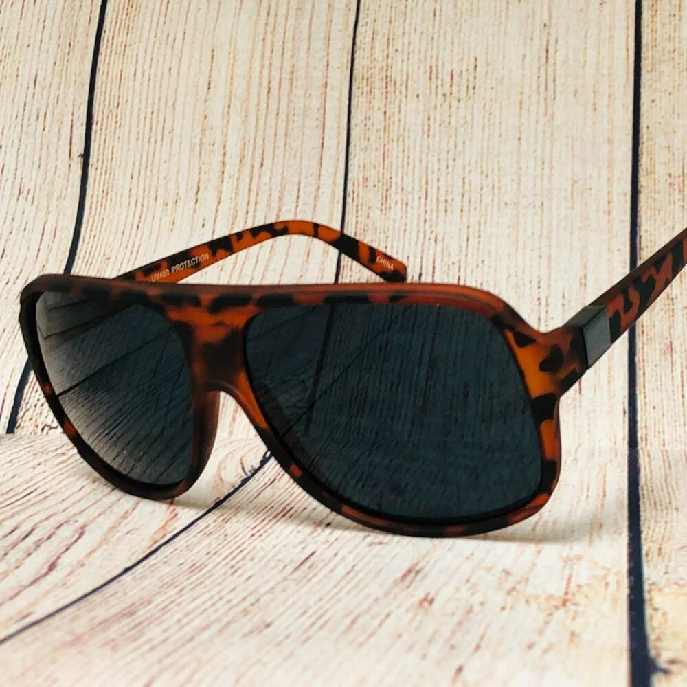 Men Sunglasses Tortoise Frame Designer Sports Shades Outdoor Driving Lentes Gafa